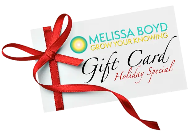Melissa Boyd's Holiday Gift Card special is on now!
